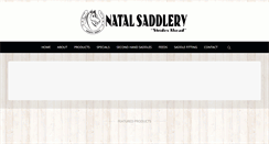 Desktop Screenshot of natalsaddlery.co.za