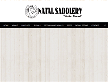 Tablet Screenshot of natalsaddlery.co.za